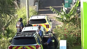 A heavy police presence tonight on Deepdale Road East, in Devonshire following what a firearms incident. Armed police officers of the Bermuda Police Service gathered around the home as area residents watched on from afar. Detective Sergeant Jason Smith of the Bermuda Police Service was at the scene providing a update on the incident. Police are asking anyone with information to contact them on 295-0011 or call the confidential Crimestoppers Hotline 800-8477. | Bermuda Broadcasting Company