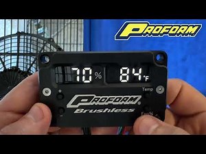 Proform Brushless Fan Controller Quick Start Guide (p/n 69597)