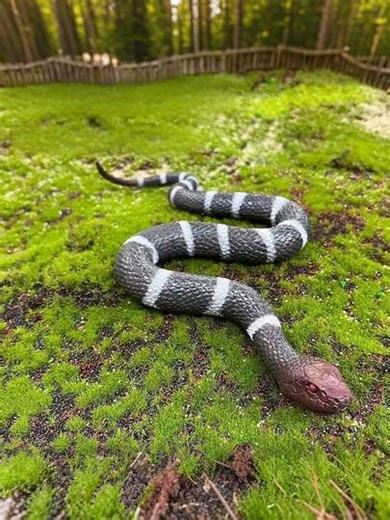 Large Soft Rubber Realistic Python Snake Model, Prank Interactive Prop, Gold Python, Bamboo Green Snake Toy, Clear Pattern, Waterproof Elastic, Made Of Soft Flexible Material, Realistic Toy With Complete Details, Fine Texture, Natural Shape, Party Gift, Collection And Decoration | SHEIN