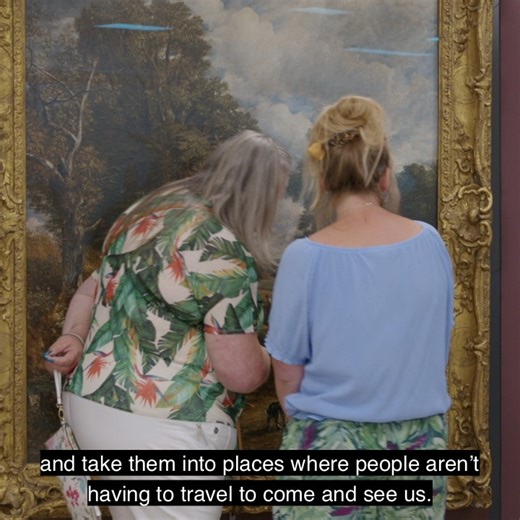 This summer, Constable is coming to you! Constable’s iconic landscape ‘The Cornfield’ will be popping up in secret locations across the UK, allowing visitors across the country the opportunity to see this masterpiece in person. This week ‘Cornfield’ has been on display at Newport & Carisbrooke Community Council, on the Isle of Wight, where it will be available to view until 11th June. Where will the painting go next? Find out more here: nationalgallery.org.uk/ConstableVisits | National Gallery