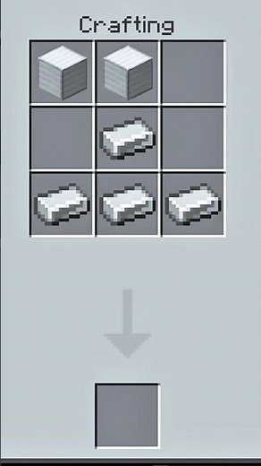 How to Make Anvil in Minecraft | Easy Recipe 2026 | #shorts