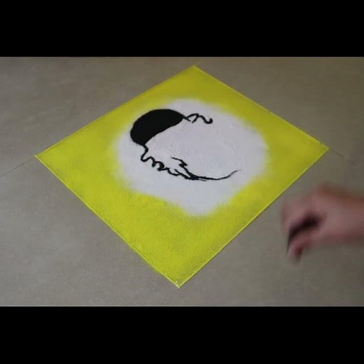 How to draw Charlie Chaplin face step by step - Charlie Chaplin drawing with Rangoli #shorts