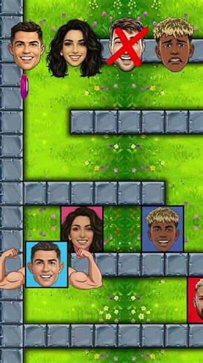 Maze Challenge : RONALDO x ISHOWSPEED x MR BEAST vs YAMAL #roblox #mazechallenge