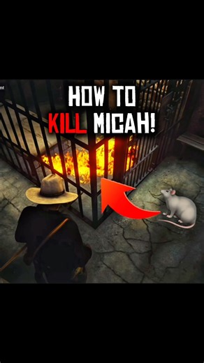 How To Kill Micah As Arthur In Red Dead Redemption 2! | #rdr2 #edit #gaming