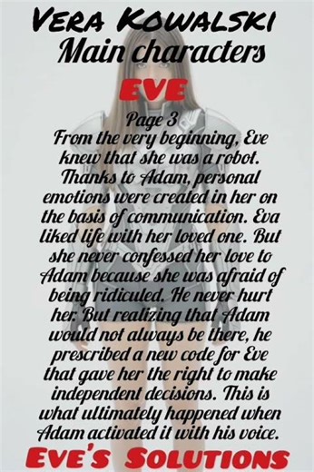 I am looking a literary agent. #script #fantasy #sciencefiction #robot #eve's_solutions