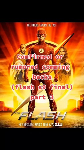 rumored or comfirmed comming backs flash s9 final #flash #theflash #savitar #hunterzoloman #zoom #julianalbert #fy #foryou #fyp
