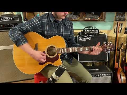 2000s Takamine EG523SC jumbo acoustic/electric guitar