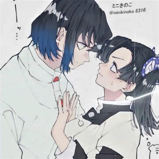my favorite couple💝💐[inosuke and aoi 🐗 x 🦋] demon slayer #demonslayer #fypシ゚viral #anime #kny #edit