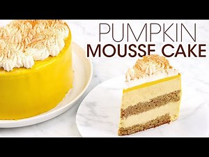Pumpkin Mousse Cake Recipe with Pain d’Épices (Gingerbread) & Pumpkin Mirror Glaze | How To Cuisine