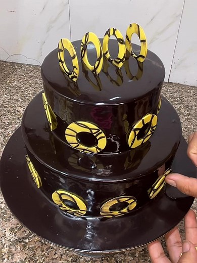 How To Make 2 Tier Chocolate Cake Full Tutorial || 2 Step Chocolate Cake Decoration Ideas #cakeart #cakes #cakedecorating #cakedesign | Cakecreation1911