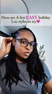 SUPER EASY Loc Styles Anyone Can Do✨ #locstyles #shortvideo