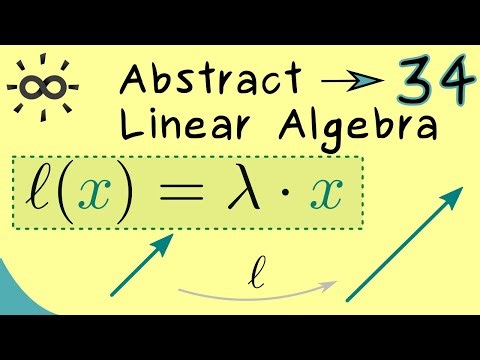 Abstract Linear Algebra 34 | Eigenvalues and Eigenvectors for Linear Maps