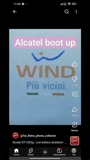 Alcatel boot up #binicake #biniphotocard