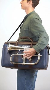 KGUmusic Trumpet Double/Triple Gig Bag. Genuine Leather! . Introducing the new trumpet KGUmusic double leather Gig Bag! . Crafted from natural “Crazy Horse” leather, you can customize your design with a range of colors to choose from. . The bag is designed to hold two or three horns, including a B trumpet, C trumpet cornet, flugelhorn, or piccolo trumpet. . Show off your style with this one-of-a-kind bag! . . . . . . . . . . . #trumpetbag #trumpetcase #trumpetdoublegigbag #trumpet #trumpetlife #