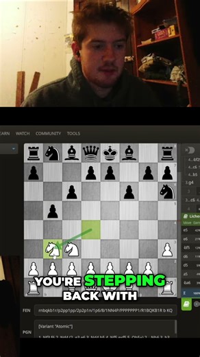 Chess Strategy: Knight to B3 - Control Key Squares #shorts
