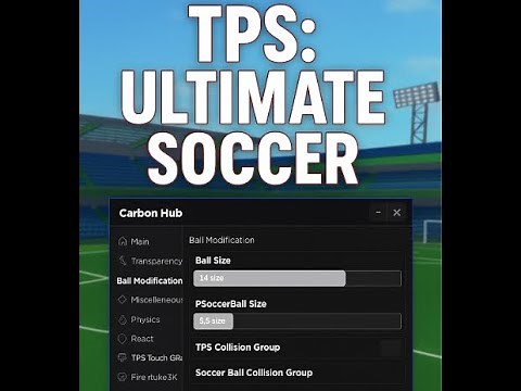 roblox | TPS ULTIMATE SOCCER SCRIPT | OP REACH | INF STAMINA | INCREASE BALL SIZE | PASTEBIN