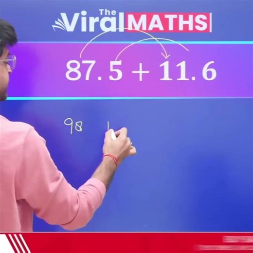 Decimal Addition tricks 🔥🎯 #trending #viral #shorts