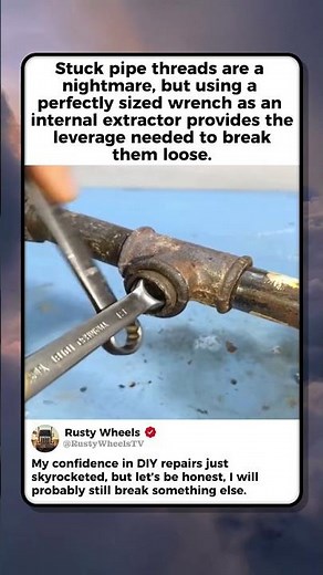 REMOVING BROKEN PIPE NIPPLES EASILY