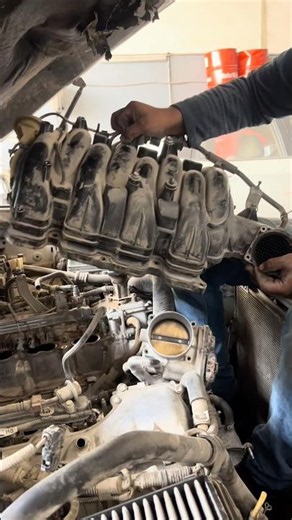 Lexus Intake Manifold Removal for Water Plate Leakage 🚘🛠️ #CarRepair