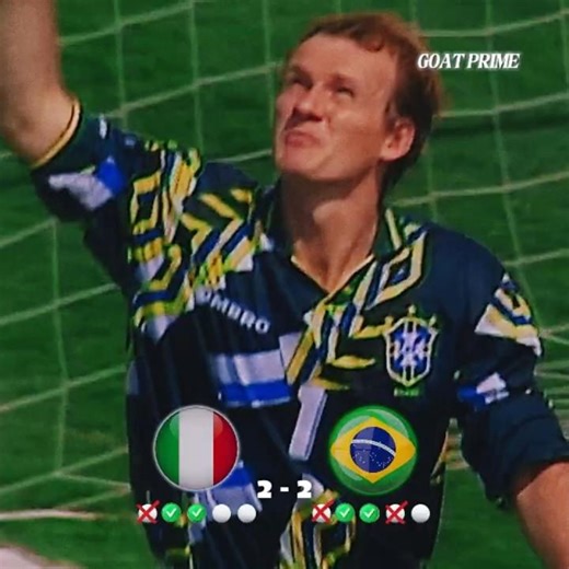 Brazil vs Italy 🔥🏆 WORLD CUP FINAL 1994 #football #penalty #shorts