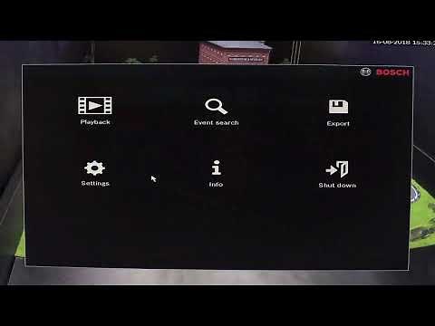 Bosch Security - DIVAR hybrid and network - How to configure camera recording settings