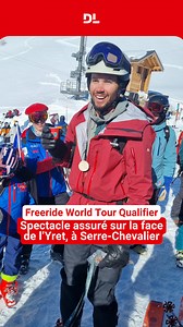 ⛷️ Ils sont venus par centaines au sommet de Serre-Chevalier pour encourager les 80 riders engagés sur la face de l’Yret à l’occasion du Freeride World Tour Qualifier. Cerise sur le gâteau, le local de l’étape Maxime Buffet est monté sur le podium grâce, notamment, à un énorme backflip envoyé sur une barre rocheuse. 🎥 Yoann Gavoille 🎞️ Coline Réveillault | Le Dauphiné Libéré