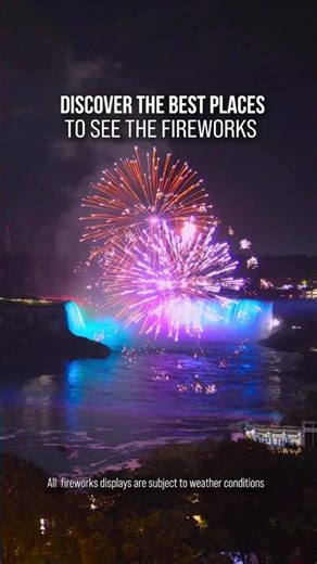 The Niagara Falls summer fireworks are returning on May 15 at 10PM every night! #NiagaraFalls