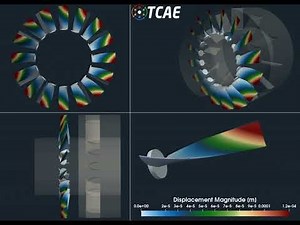TCAE Axial Fan Simulation | CFD + FEA + FSI | Blade Deformation, Noise & Performance