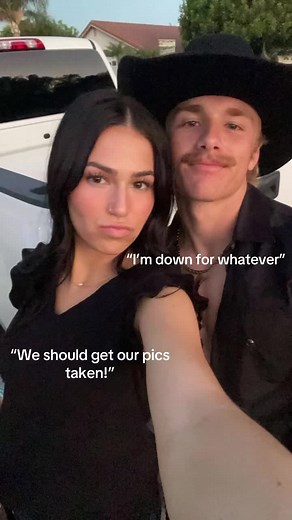 Western Couple Photoshoot Ideas with Turquoise Jewelry