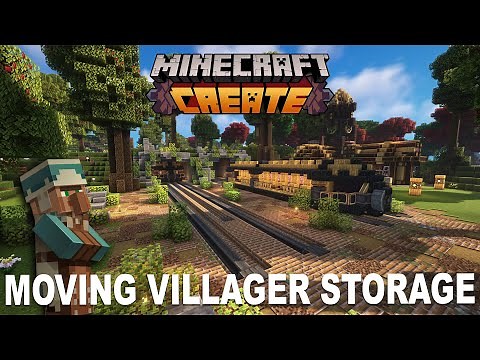 Villager Trading Goes Mobile with Create Mod - CreateSMP - Ep08