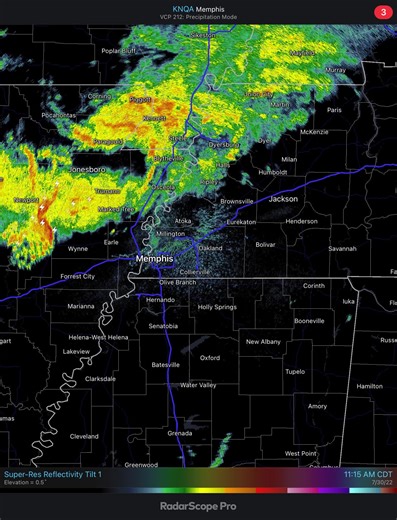 ⛈11:40AM CDT Radar Update⛈ seeing lots of rainfall with a few embedded thunderstorms mostly north of I-40 this morning. This will continue for the next few hours, with more spotty showers/Tstorms developing farther south this afternoon. Don’t forget your umbrellas! ☔️ | US National Weather Service Memphis Tennessee