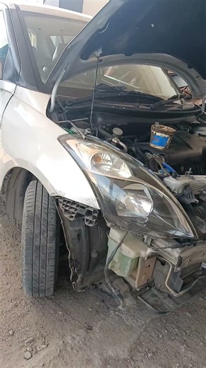 Maruti Suzuki Swift front bumper damage fender damage door damage headlight#suzukiswift #short