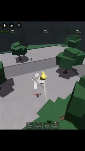 RAHHHH! OMNI downslam. #roblox #thestrongestbattlegrounds #tsb