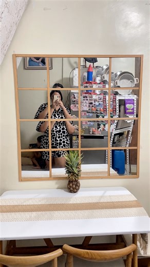 Nag iba talaga awra ng bahay dahil sa ginawa namin DIY WALL MIRROR ✨ https://s.shopee.ph/2B8ZC8Gac7 #Diywallmirror #mommychingtantan #TindahanSerye #minivlog #sarisaristoreowner | Mommy Ching