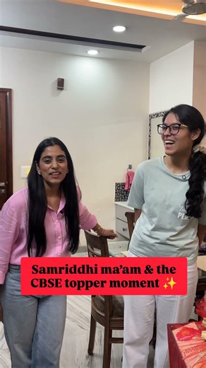 SAMRIDDHI MA'AM & THE CBSE TOPPER MOMENTS ✨ #samridhimam #alakhsir #physicswallah #class10physics