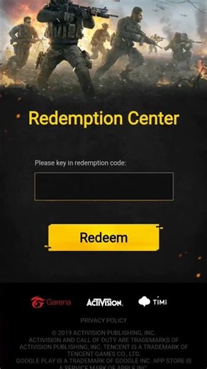 Redeem Code Now CODM 2026