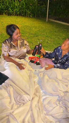 FEDILIA 🇹🇿 | Travel & Lifestyle Content Creator on Instagram: "Nights like this >> Movies, stars, laughter ,proof that the best nights are simple 🌸🫂 #ChupaNiMwamba #ThirstyForMore"