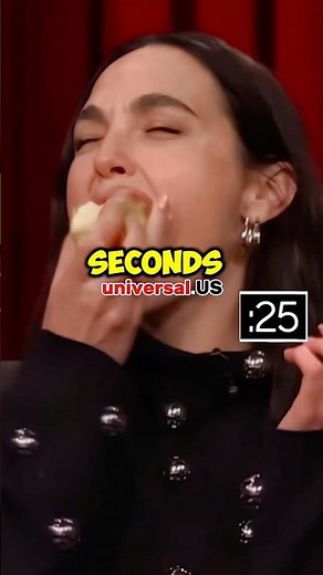 Wonder Woman vs Apple Challenge 🍎 30 Seconds Chaos! #galgadot #challenge