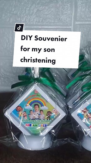 DIY Floating Frame Souvenir for Son's Christening