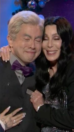 Bowen Yang's Last SNL Moment with Cher and Ariana #SNL #farewell