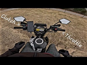Motorcycle Clutch and Throttle for beginners