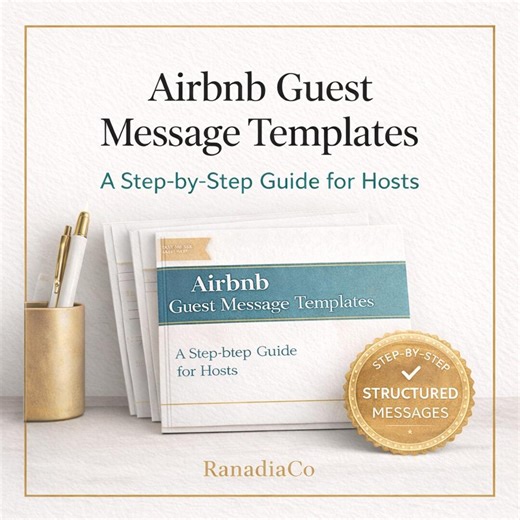 Airbnb Guest Message Templates – Structured Guide With Instructions (PDF) - Etsy Canada