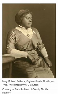 In 1904, with only $1.50 to her name, Dr. Mary McLeod Bethune, founded the Daytona Educational and Industrial Training School for Negro Girls (now, Bethune-Cookman University). Throughout her life, Dr. Bethune sought to uplift and to buttress the lives of Black Americans through education, organizations, politics, and strong leadership. Her endeavors were recognized by those she served, members of the press, presidents of the United States, a first lady of the United States, and countless others