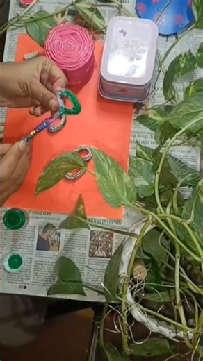 Cute Diy Box by newspaper stick #viral #trending #craftideas