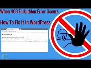 403 Forbidden Error And How To Fix Them
