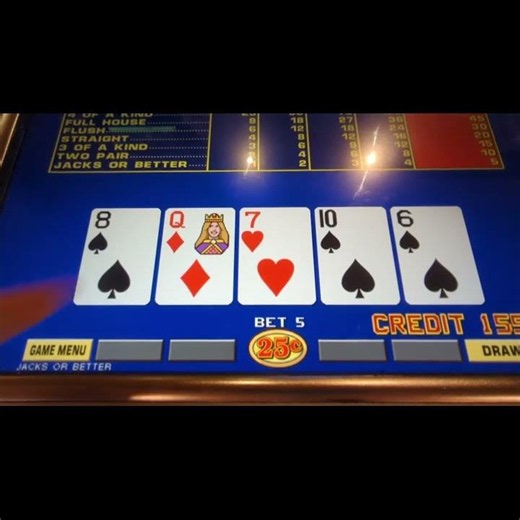 Video Poker 101: High Pair Vs. Inside Straight Flush? #shorts