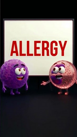 MediToonX 360 explains : Allergie part 2 - Two cells. Two roles. One allergic emergency. 🚨 #medicine