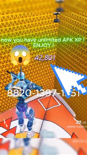 Guaranteed unlimited XP AFK MAP ! 😱 #fortnite