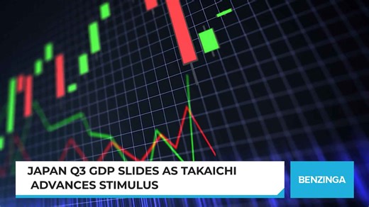 Japan Q3 GDP slides as Takaichi advances stimulus