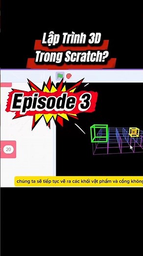 Programming a 3D Cube game using Scratch #scratchprogramming #scratchtutorial #youtubetrends #tre...